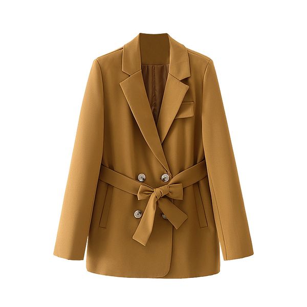 2021 new elegant female solid brown blazers fashion double ladies breasted stripes streetwear chic women's pocket coats 8ei5, White;black
2021 new elegant female solid brown blazers fashion double ladies breasted stripes streetwear chic women's pocket coats 8ei5, White;black