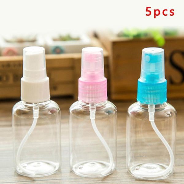 5pcs 50ml multi-colors new empty plastic spray bottle perfume transparent mini atomizer refillable bottles comestic tools
5pcs 50ml multi-colors new empty plastic spray bottle perfume transparent mini atomizer refillable bottles comestic tools