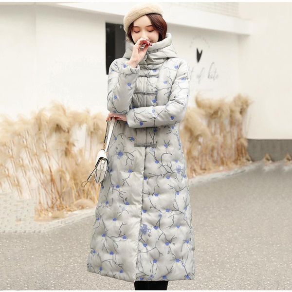 2020 new embroidery floral down jacket coats women winter long warm plus size parka female hooded coat cotton padded outerwear1, Black
2020 new embroidery floral down jacket coats women winter long warm plus size parka female hooded coat cotton padded outerwear1, Black