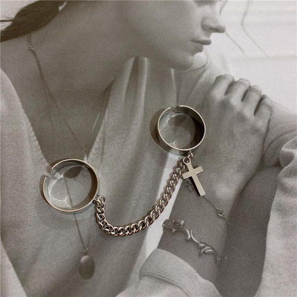 2020 продажа винтажные крестные цепные кольцо регулируемое совместное кольцо хип-хоп панк панк кольца для женщин мужчины эгурльс датировка в, Black;white
2020 продажа винтажные крестные цепные кольцо регулируемое совместное кольцо хип-хоп панк панк кольца для женщин мужчины эгурльс датировка в, Black;white