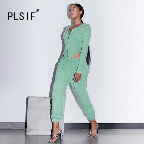 light green zipper long sleeve crop and pants 2 pieces set casual lady fashion tracksuits, Gray
light green zipper long sleeve crop and pants 2 pieces set casual lady fashion tracksuits, Gray