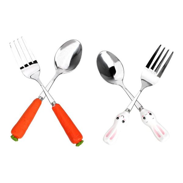 spoons niceyard stainless steel spoon fork children dinnerware set cartoon carrot baby kids safety cute feeding tools
spoons niceyard stainless steel spoon fork children dinnerware set cartoon carrot baby kids safety cute feeding tools