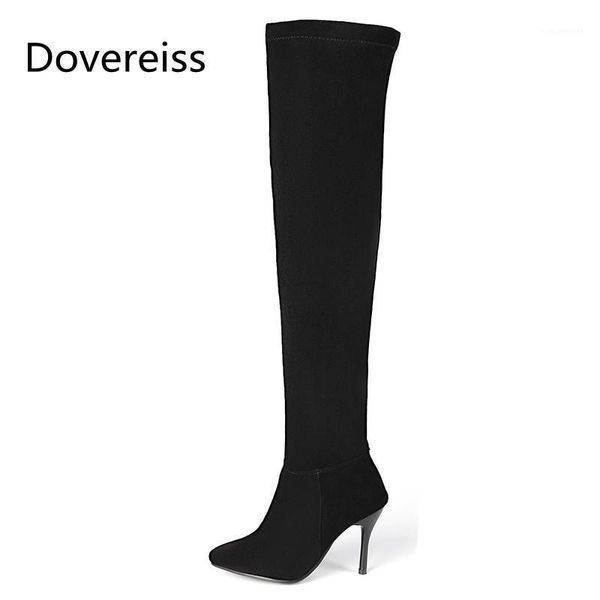 boots winter for woman fashion pointed toe shoes pure color zipper clear heels stilettos over the knee 34-431, Black
boots winter for woman fashion pointed toe shoes pure color zipper clear heels stilettos over the knee 34-431, Black