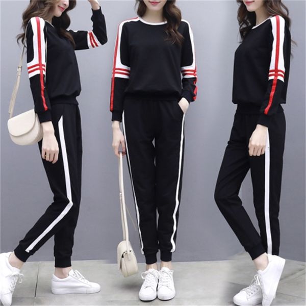 red mode piece and woman blue pants two female korean training outfits down 24v8, White
red mode piece and woman blue pants two female korean training outfits down 24v8, White