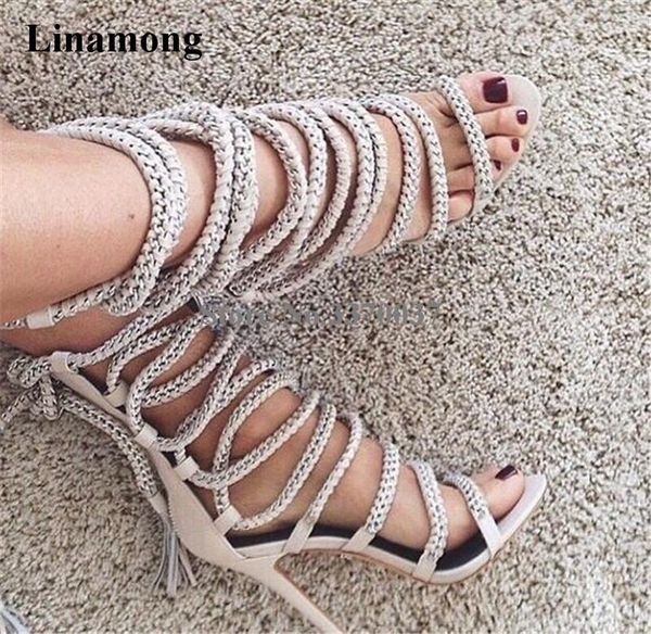 boots women summer fashion open toe suede leather chain design gladiator short cut-out lace-up high heel sandal dress shoe, Black
boots women summer fashion open toe suede leather chain design gladiator short cut-out lace-up high heel sandal dress shoe, Black