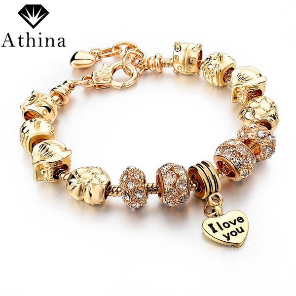 charm bracelets 2021 fashion gold heart & bangles crystal chain for women pulsera diy jewelry gifts sbr140695, Golden;silver
charm bracelets 2021 fashion gold heart & bangles crystal chain for women pulsera diy jewelry gifts sbr140695, Golden;silver