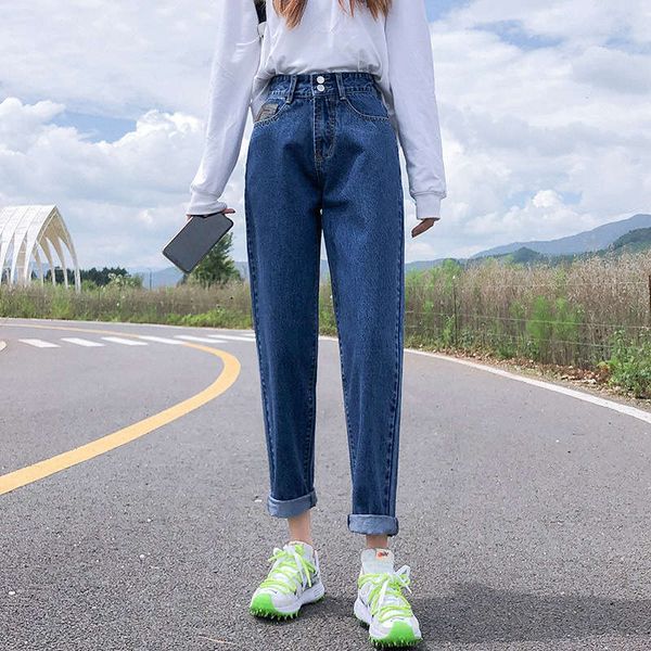 jeans women show thin high waist loose straight tube wide leg big size mm2020 spring and autumn new daddy pants trend, Blue
jeans women show thin high waist loose straight tube wide leg big size mm2020 spring and autumn new daddy pants trend, Blue