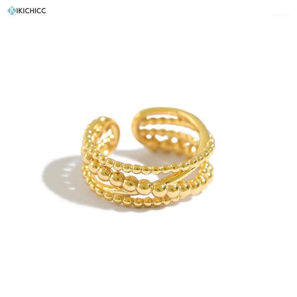 kikichicc 100% 925 sterling silver beads openwork adjustable rings women resizable rings women fashion fine jewelry wedding1, Golden;silver
kikichicc 100% 925 sterling silver beads openwork adjustable rings women resizable rings women fashion fine jewelry wedding1, Golden;silver
