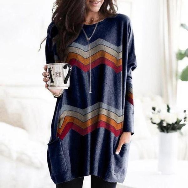 stripe print women tshirts long sleeve color matching pocket pullover ladies t-shirt camiseta mujer plus size t shirt women, White
stripe print women tshirts long sleeve color matching pocket pullover ladies t-shirt camiseta mujer plus size t shirt women, White