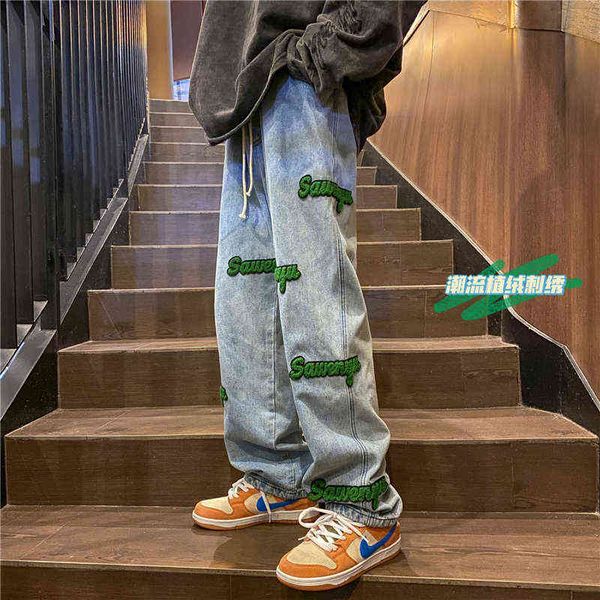 pantalones vaqueros con bordado flocado para hombre ropa de calle coreana jeans rectos cintura elstica hip hop otoo e invierno 0214, Black
pantalones vaqueros con bordado flocado para hombre ropa de calle coreana jeans rectos cintura elstica hip hop otoo e invierno 0214, Black