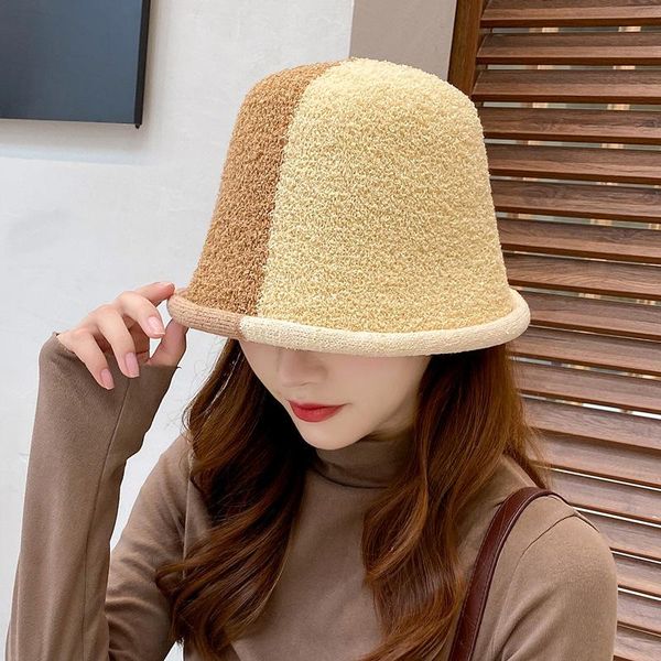 autumn winter hats ladies korean version joker plush fisherman hat straight bucket hat fashion personality bi-color matching, Blue;gray
autumn winter hats ladies korean version joker plush fisherman hat straight bucket hat fashion personality bi-color matching, Blue;gray