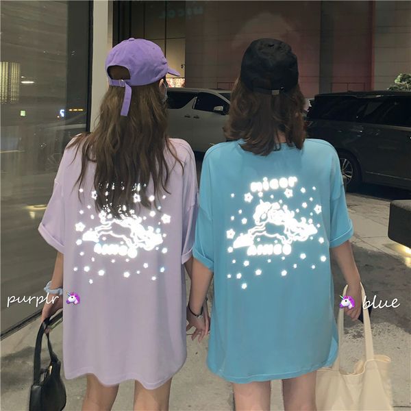 2021 new summer korean style girlfriend reflective pattern clothing of five sleeves short women's t-shirt 9jm9, White
2021 new summer korean style girlfriend reflective pattern clothing of five sleeves short women's t-shirt 9jm9, White