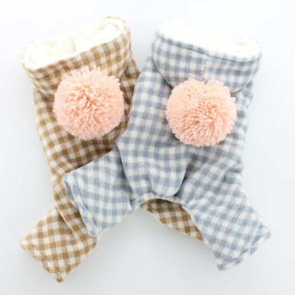 dog apparel pet clothing autumn and winter clothes cat than bear teddy big hair ball lattice four-legged cotton coat
dog apparel pet clothing autumn and winter clothes cat than bear teddy big hair ball lattice four-legged cotton coat