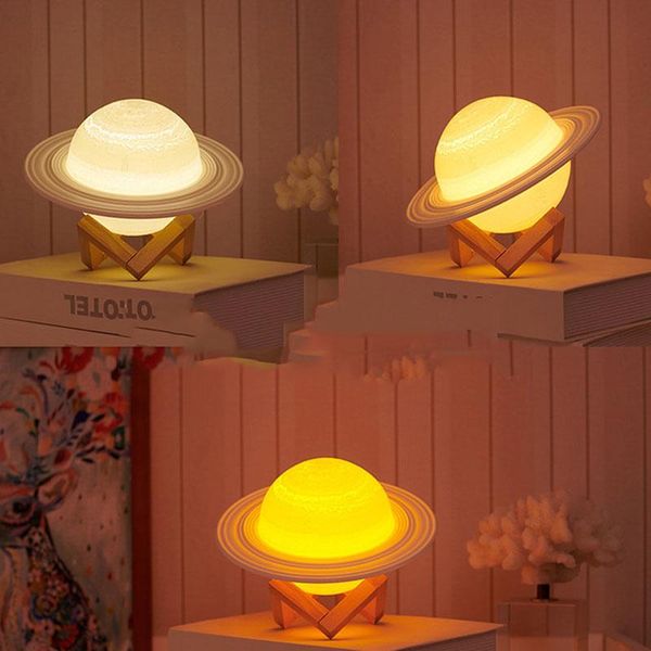 3 colors 3d printing saturn led lamp usb charging table planet moonlight for home touch the discolored planet moonlight lamp
3 colors 3d printing saturn led lamp usb charging table planet moonlight for home touch the discolored planet moonlight lamp