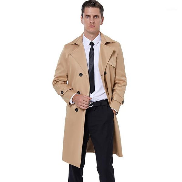 men's trench coats 2021 autumn winter england style coat men double breasted slim fit long jacket smart casual windbreaker plus size 6x, Tan;black
men's trench coats 2021 autumn winter england style coat men double breasted slim fit long jacket smart casual windbreaker plus size 6x, Tan;black
