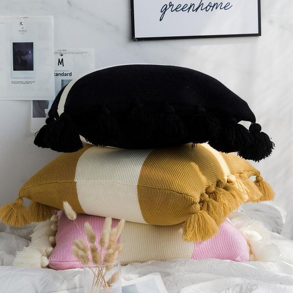 mustard cushion cover vintage tassels square pillow case yellow black purple white stripe 45cm*45cm soft ball home decoration1
mustard cushion cover vintage tassels square pillow case yellow black purple white stripe 45cm*45cm soft ball home decoration1
