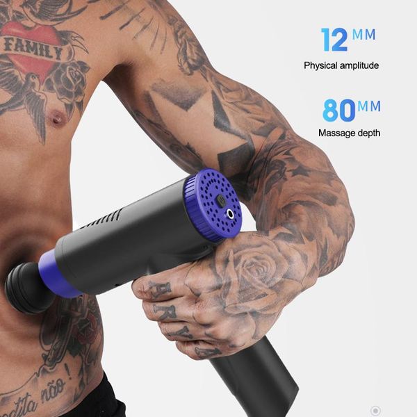 mini fascia gun massage gun electric fascia gun muscle vibration relaxation mute portable body sport exercise