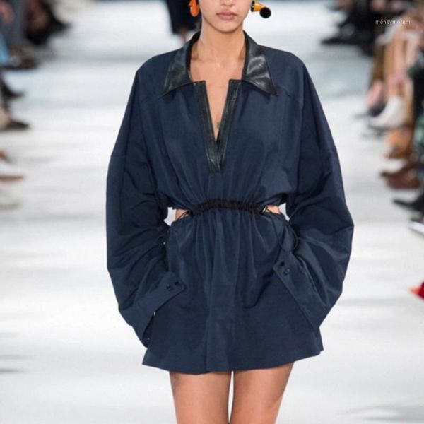 women's blouses & shirts autumn 2021 leather collar drawstring elastic hollow-out long-sleeved pleated shirt loose solid color blouse b, White
women's blouses & shirts autumn 2021 leather collar drawstring elastic hollow-out long-sleeved pleated shirt loose solid color blouse b, White