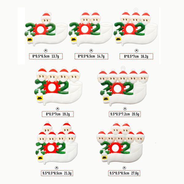 xmas 2020 diy christmas customized quarantine gift ornaments survivor family of 2-7 with face masks hand sanitizer tree pendant decoration
xmas 2020 diy christmas customized quarantine gift ornaments survivor family of 2-7 with face masks hand sanitizer tree pendant decoration