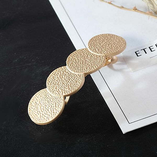 gold silver color round hair clip hairpin for women girls jewelry hair accessories female clips, Golden;silver
gold silver color round hair clip hairpin for women girls jewelry hair accessories female clips, Golden;silver