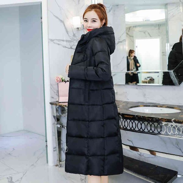 women's wool & blends slim fashion women winter long coat thicken warm stand collar parka down jacket female solid hooded quilted outer, Black
women's wool & blends slim fashion women winter long coat thicken warm stand collar parka down jacket female solid hooded quilted outer, Black