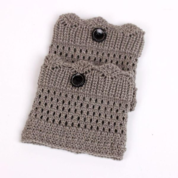wholesale-retail women knit boot cuffs womens accessory button short leg socks1, Black;white
wholesale-retail women knit boot cuffs womens accessory button short leg socks1, Black;white