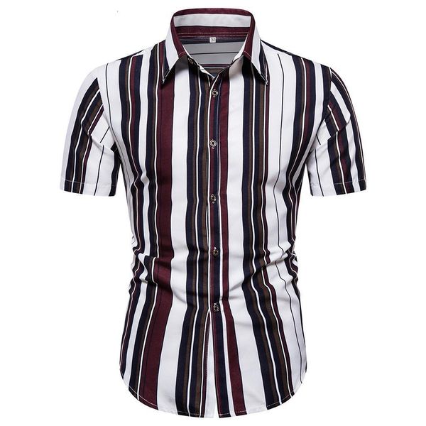 kancoold shirt men's summer striped printed short-sleeved shirt vintage button slim fit business blouse mens shirts casual may29, White;black
kancoold shirt men's summer striped printed short-sleeved shirt vintage button slim fit business blouse mens shirts casual may29, White;black