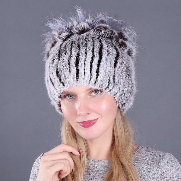 New Russia Women Fur Hats Knitted Striped Lady Fur Hat Winter Warm Flowers Caps, Blue;gray
New Russia Women Fur Hats Knitted Striped Lady Fur Hat Winter Warm Flowers Caps, Blue;gray