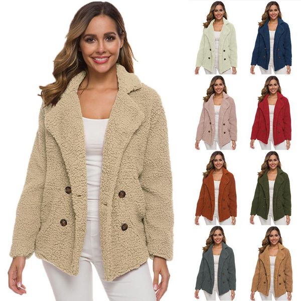 women's fur & faux 2021 autumn and winter thick plush european american models lamb wool ladies sweater women coat, Black
women's fur & faux 2021 autumn and winter thick plush european american models lamb wool ladies sweater women coat, Black