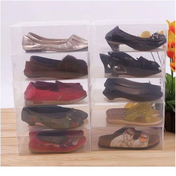 10pcs/lot clear plastic shoes storage box foldable drawer type box for children women men shoes o bbyuhg
10pcs/lot clear plastic shoes storage box foldable drawer type box for children women men shoes o bbyuhg