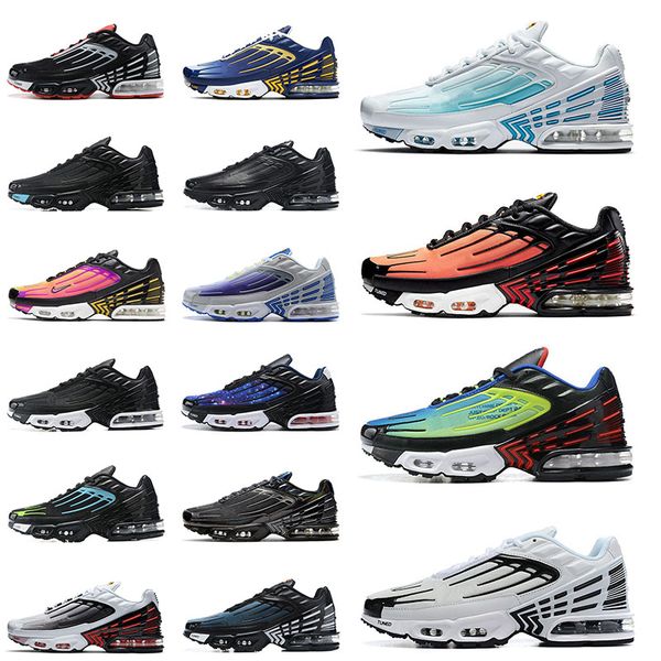 2020 tn plus 3 running shoes men chaussures iii triple white black laser hyper blue iridescent neon mens womens trainers sneakers sports, White;red
2020 tn plus 3 running shoes men chaussures iii triple white black laser hyper blue iridescent neon mens womens trainers sneakers sports, White;red