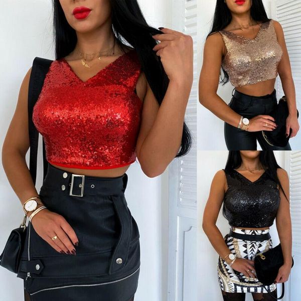 summer women sequined tube crop sleeveless v-neck bra vests shiny glittering party club wear tank fashion short 1, White
summer women sequined tube crop sleeveless v-neck bra vests shiny glittering party club wear tank fashion short 1, White