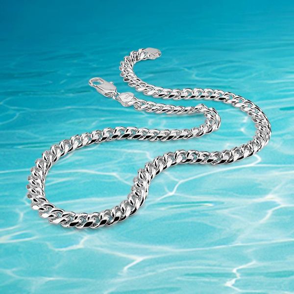 personality cuban link 8/10mm 925 solid silver necklace for men choker jewelry
personality cuban link 8/10mm 925 solid silver necklace for men choker jewelry