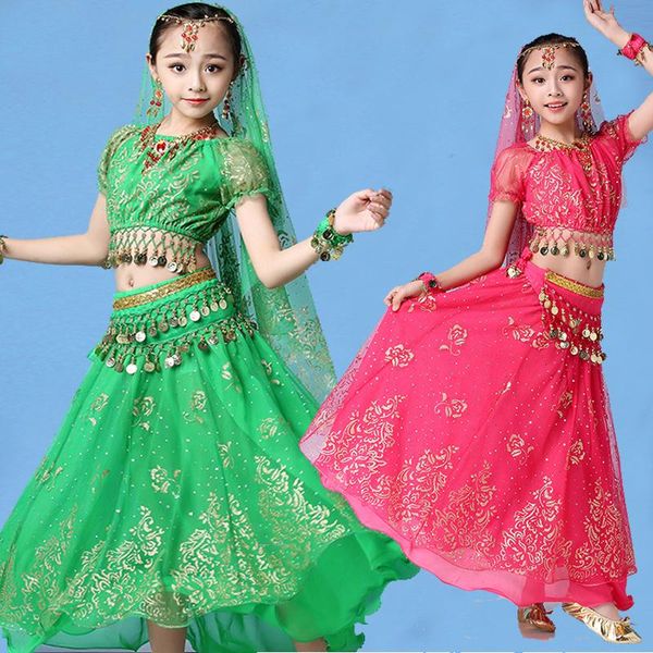 stage wear style kids belly dancing dance costume set sari bollywood children outfit chiffon performance clothes, Black;red
stage wear style kids belly dancing dance costume set sari bollywood children outfit chiffon performance clothes, Black;red