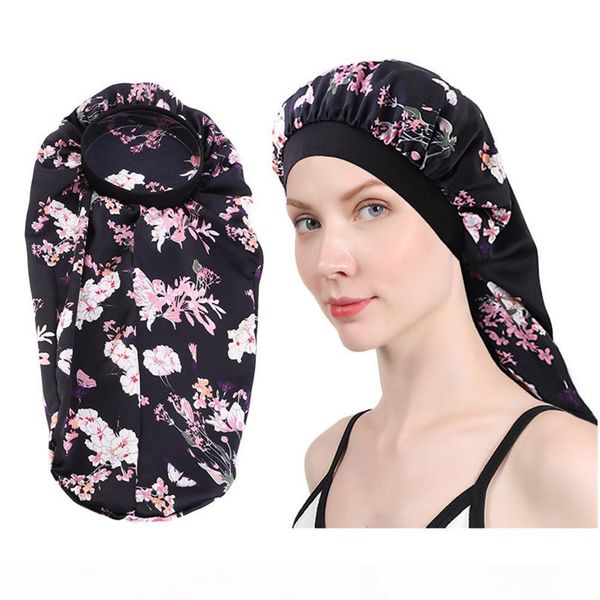 100pcs extra long satin bonnet caps for women sleep cap bonnets soft night sleep hair loose cap with wide band, Black;brown
100pcs extra long satin bonnet caps for women sleep cap bonnets soft night sleep hair loose cap with wide band, Black;brown