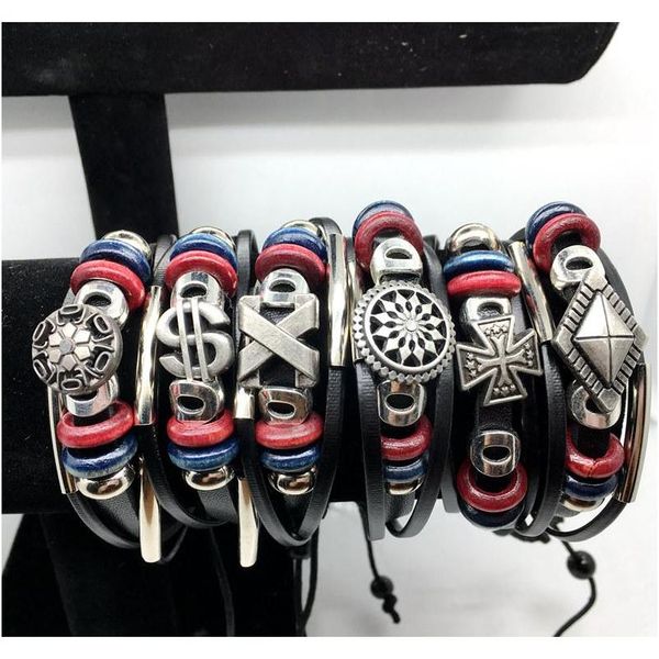 men vintage infinity leather charm bracelet silver wooden beads cuff wristbands 6 mixed styl wmtouq homes2007, Golden;silver
men vintage infinity leather charm bracelet silver wooden beads cuff wristbands 6 mixed styl wmtouq homes2007, Golden;silver