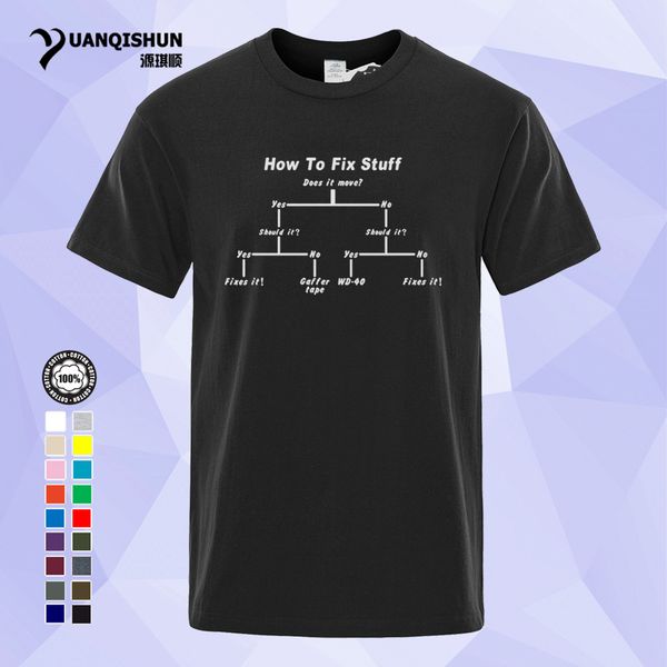 yuanqishun 17 colors summer tee shirt how to fix stuff t-shirt funny gift for him present diy engineer builder tshirt men short sleeve tee 1, White;black
yuanqishun 17 colors summer tee shirt how to fix stuff t-shirt funny gift for him present diy engineer builder tshirt men short sleeve tee 1, White;black