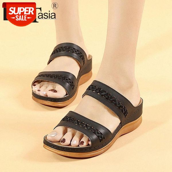 doratasia 2021 summer new female beach casual slippers vacation outdoor slippers women platform wedges med heels shoes woman #rk04, Black
doratasia 2021 summer new female beach casual slippers vacation outdoor slippers women platform wedges med heels shoes woman #rk04, Black