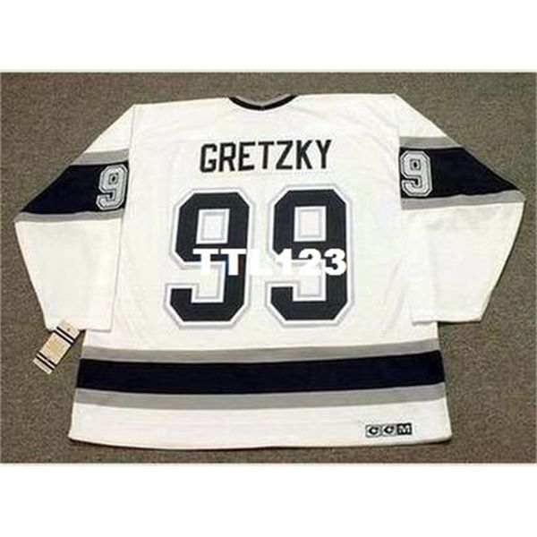 421 #99 wayne gretzky los angeles kings 1993 ccm vintage home hockey jersey or custom any name or number retro jersey, Black
421 #99 wayne gretzky los angeles kings 1993 ccm vintage home hockey jersey or custom any name or number retro jersey, Black