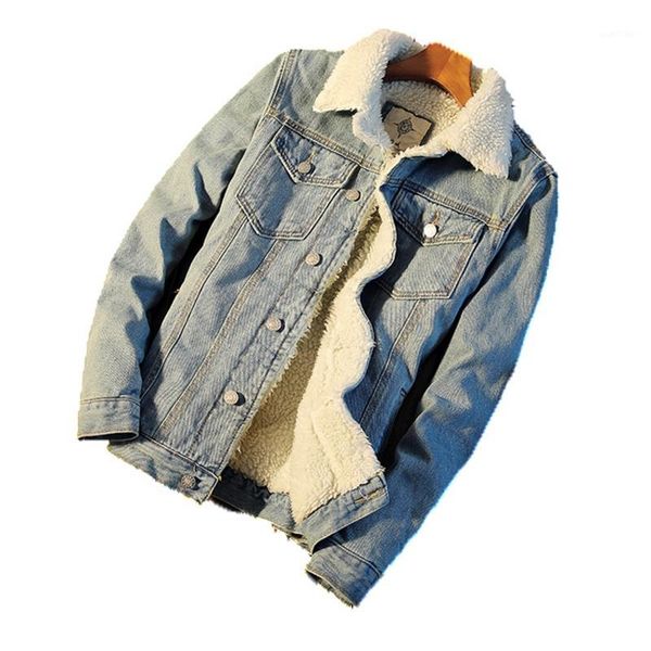amberheard men warm fleece denim jacket 2018 winter fashion mens thick jean jackets and coats outwear male cowboy clothes s-5xl1, Black;brown
amberheard men warm fleece denim jacket 2018 winter fashion mens thick jean jackets and coats outwear male cowboy clothes s-5xl1, Black;brown