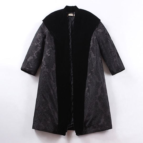 2021 new le palais fw 50 s a silhouette classic jacquard de velvet outwear nona/hepburn dressed matte quilting bordata mmuc, Black;gray
2021 new le palais fw 50 s a silhouette classic jacquard de velvet outwear nona/hepburn dressed matte quilting bordata mmuc, Black;gray