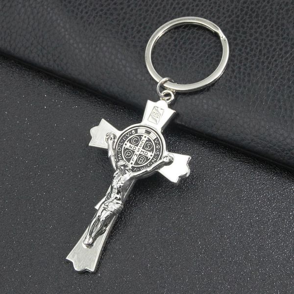 fashion jesus chains cross key keychains christian religion jewelry accessories gift 2020 bag charm car keyring for men, Silver
fashion jesus chains cross key keychains christian religion jewelry accessories gift 2020 bag charm car keyring for men, Silver