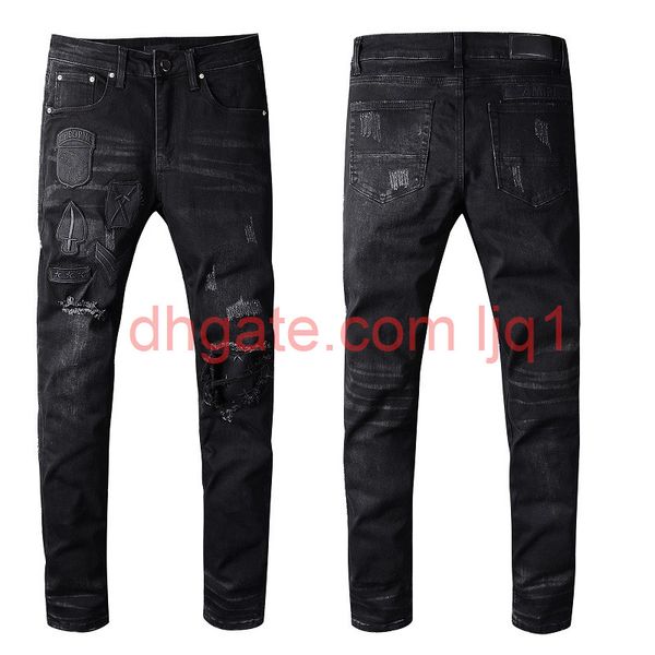fashion mens jeans men women motorcycle biker jeans mens distressed ripped slim skinny jeans black pants, Blue
fashion mens jeans men women motorcycle biker jeans mens distressed ripped slim skinny jeans black pants, Blue