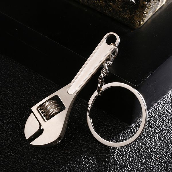 key mini metal adjustable tool wrench spanner chain ring keyring gift 2020 fashion, Silver
key mini metal adjustable tool wrench spanner chain ring keyring gift 2020 fashion, Silver