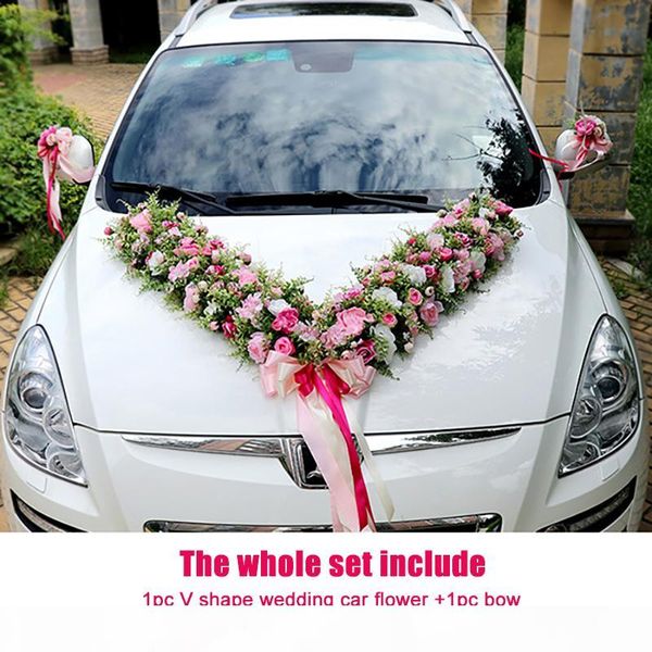 romantic style v u shaped wedding car decoration flowers set simulation car wedding silk rose fake flowers party valentine's day
romantic style v u shaped wedding car decoration flowers set simulation car wedding silk rose fake flowers party valentine's day