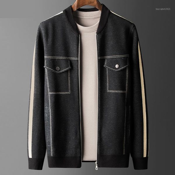 men's sweaters arrival fashion autumn men casual youth jacket mandarin collar computer knitted cardigan thick coat plus size -4xl1, White;black
men's sweaters arrival fashion autumn men casual youth jacket mandarin collar computer knitted cardigan thick coat plus size -4xl1, White;black