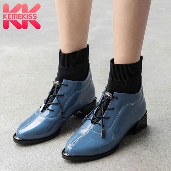 boots kemekiss size 34-43 women ankle real leather patchwork woman shoes fashion thick heel cool autumn short boots1, Black
boots kemekiss size 34-43 women ankle real leather patchwork woman shoes fashion thick heel cool autumn short boots1, Black