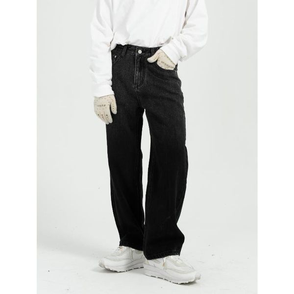 men's jeans male streetwear vintage hip hop denim pant men gradient gray casual straight trousers, Blue
men's jeans male streetwear vintage hip hop denim pant men gradient gray casual straight trousers, Blue