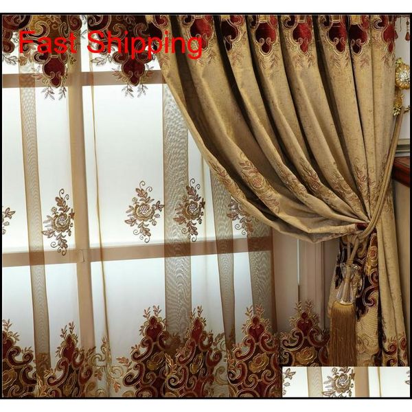 european and american custom luxury villas elegant fresh living room curtains embroidered qylkar five2010
european and american custom luxury villas elegant fresh living room curtains embroidered qylkar five2010