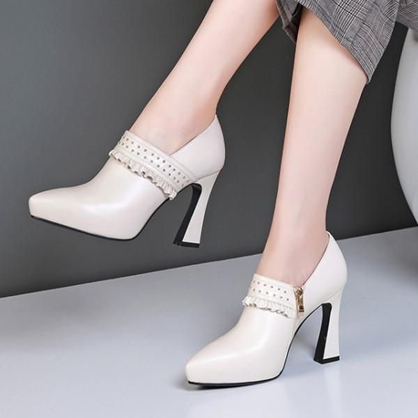 dress shoes pxelena genuine leather women pumps 2021 autumn ruffles rivet bride wedding chunky high heels beige black
dress shoes pxelena genuine leather women pumps 2021 autumn ruffles rivet bride wedding chunky high heels beige black